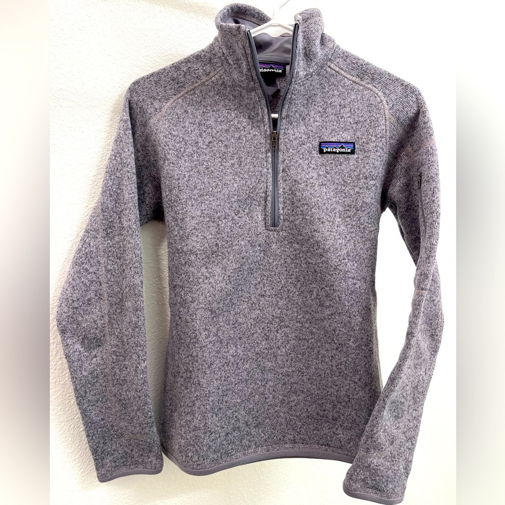 Patagonia Better Sweater- 1/4- Zip Fleece - Beluga Purple